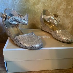 Girls gold Michael Kors shoes size 11 US